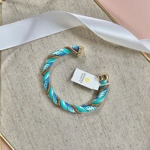NWT Kendra Scott Masie Gold Full Cuff Bracelet in Turquoise Mix
